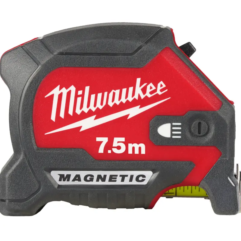 Svinovací metr Milwaukee LED MAGNETIC 7.5M, délka 7,5 metru, 4932492469
